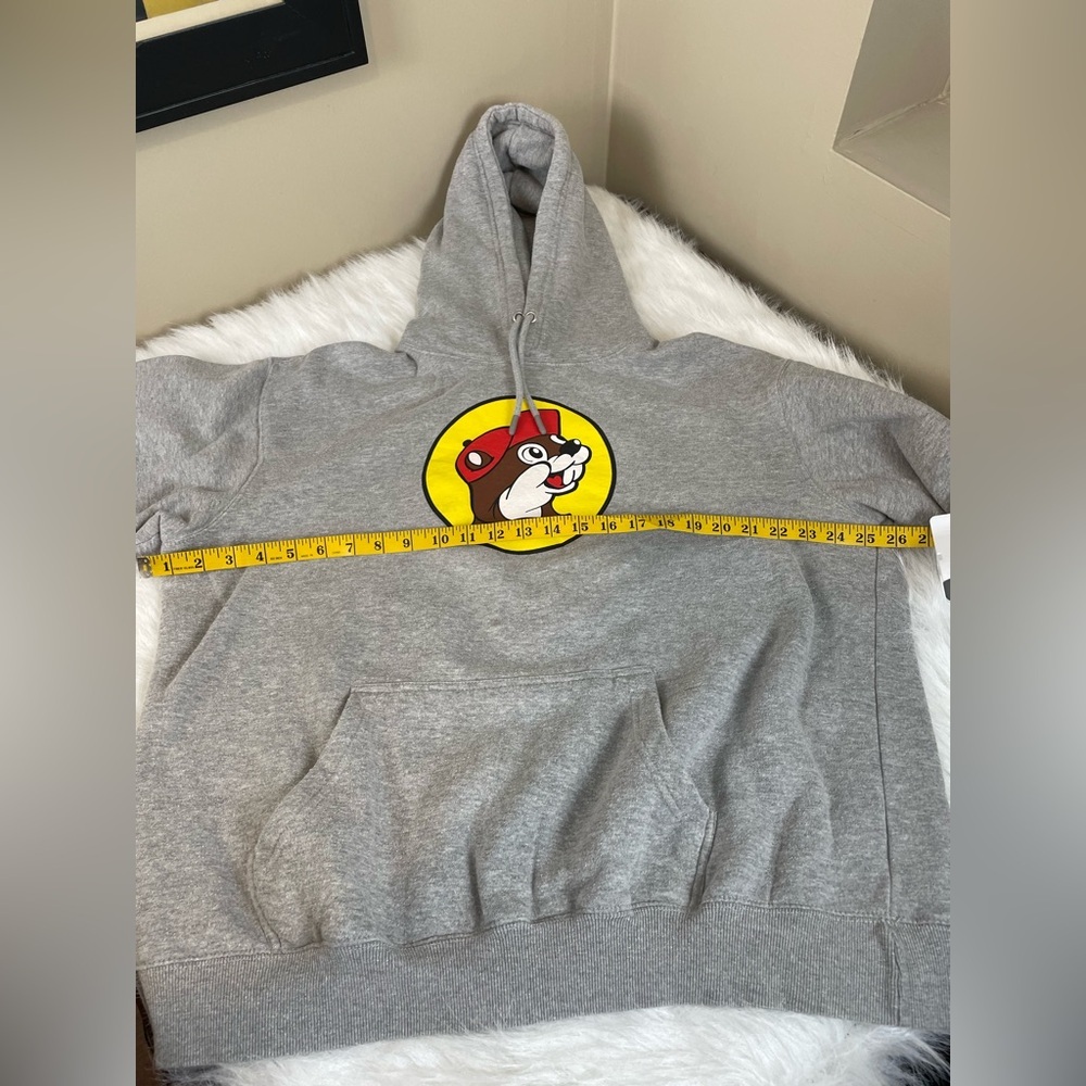 Bucees Gray Hoodie with Beaver Logo XL - Picture 5 of 10